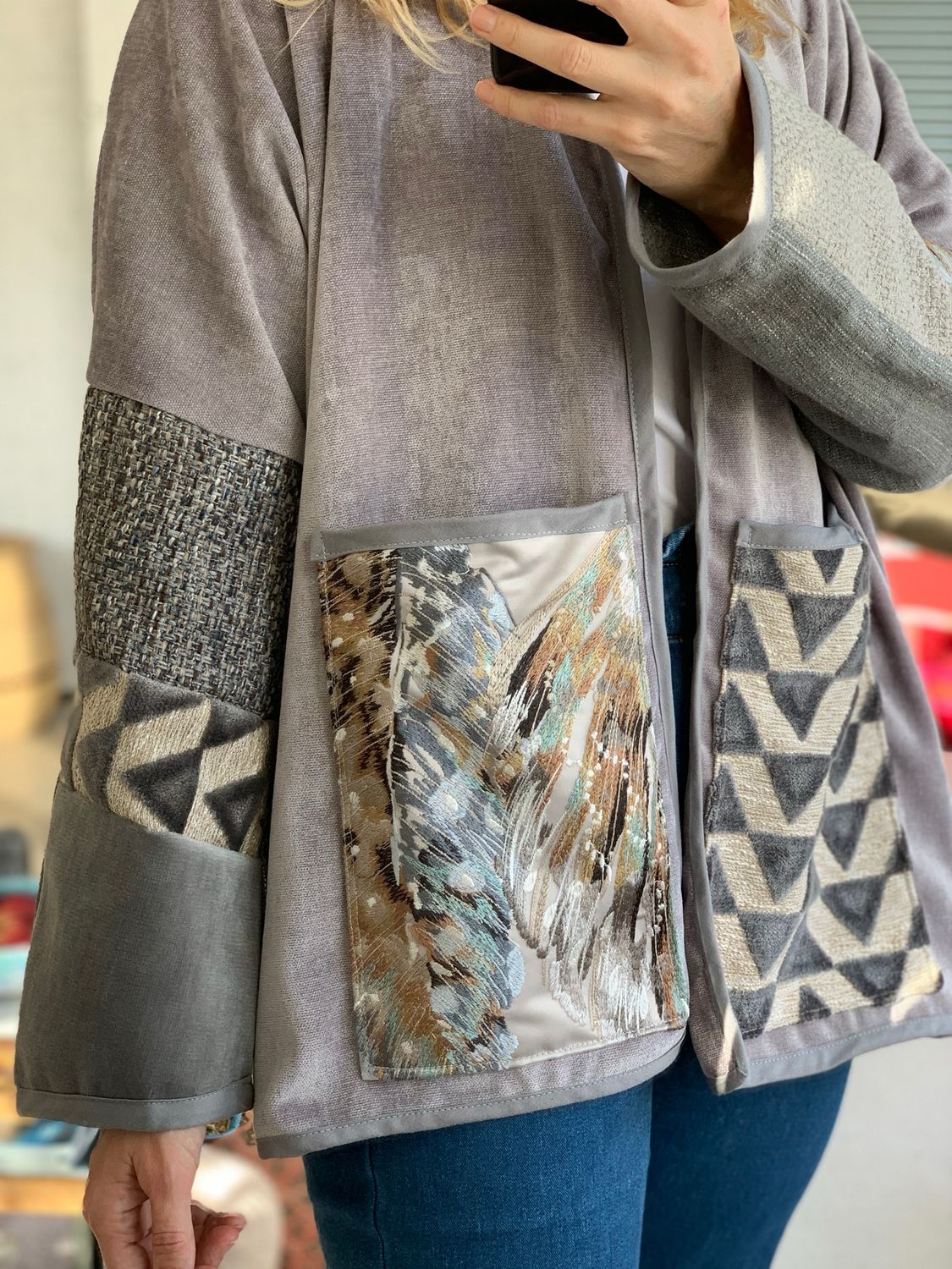 LEZA Colossal Jacket Plume