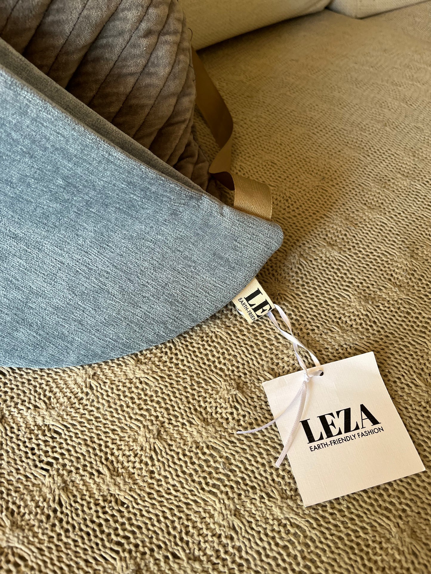 LEZA Moon Bag Light blue